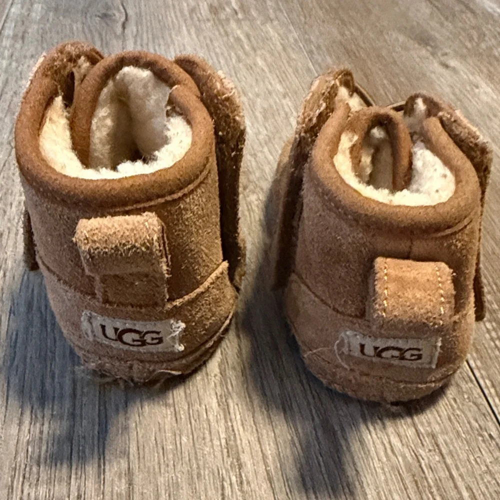 UGG Tan Kids Boots with Cozy Lining